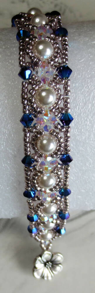 Swarovski Crystal and Pearl Bracelet