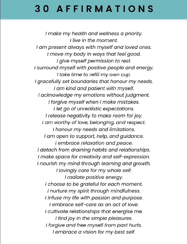 Self-Care Planner, Tracker and Workbook (digital)