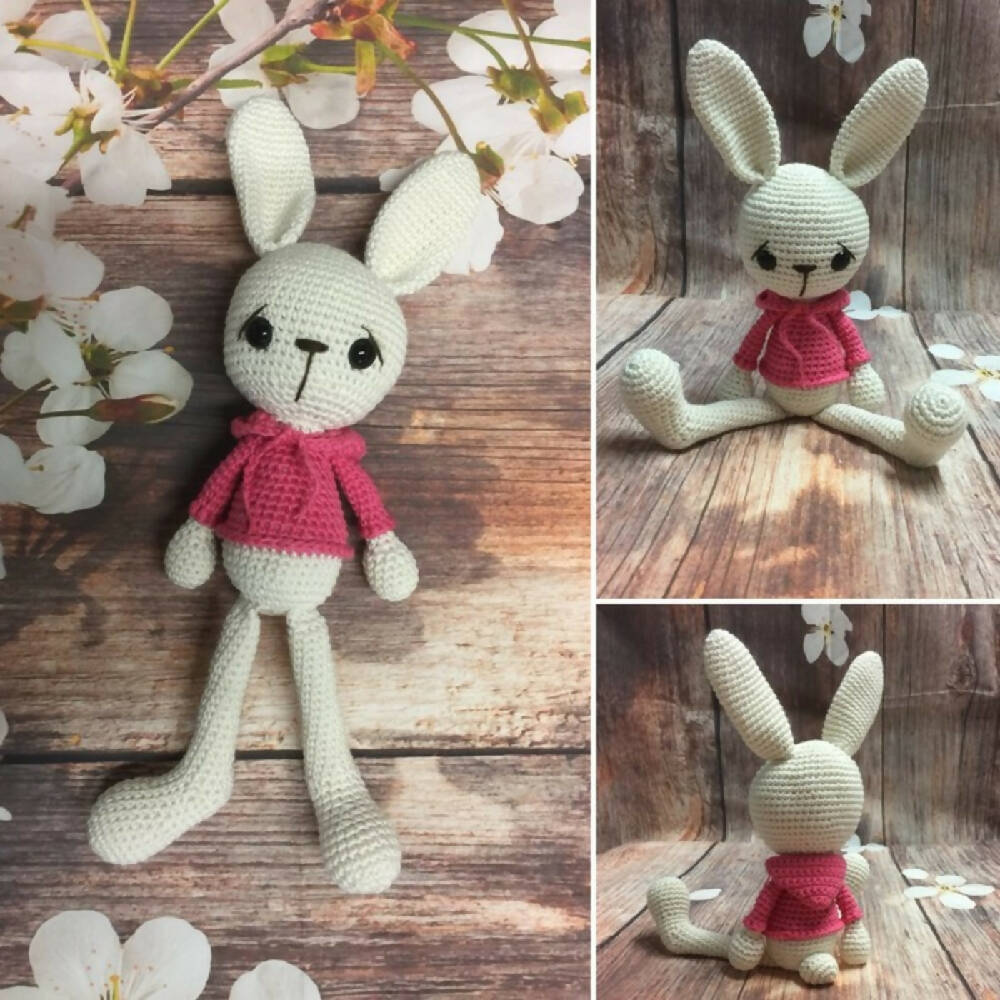 Crochet Bunny In Jacket