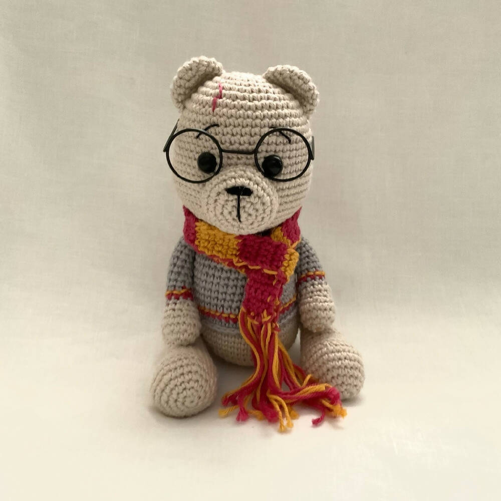 Handmade Crochet Soft Toy, Bear with clothes