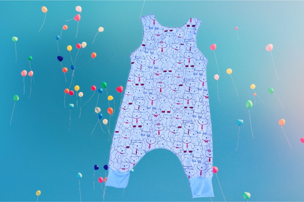Polar Bears Harem Romper Back_InPixio_InPixio_N_InPixio_BX
