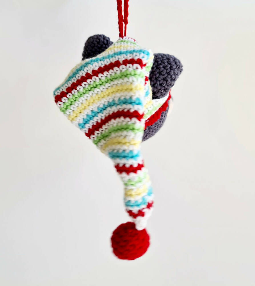 Crocheted Heirloom Aussie Native Animal Christmas Decoration - TASSIE DEVIL