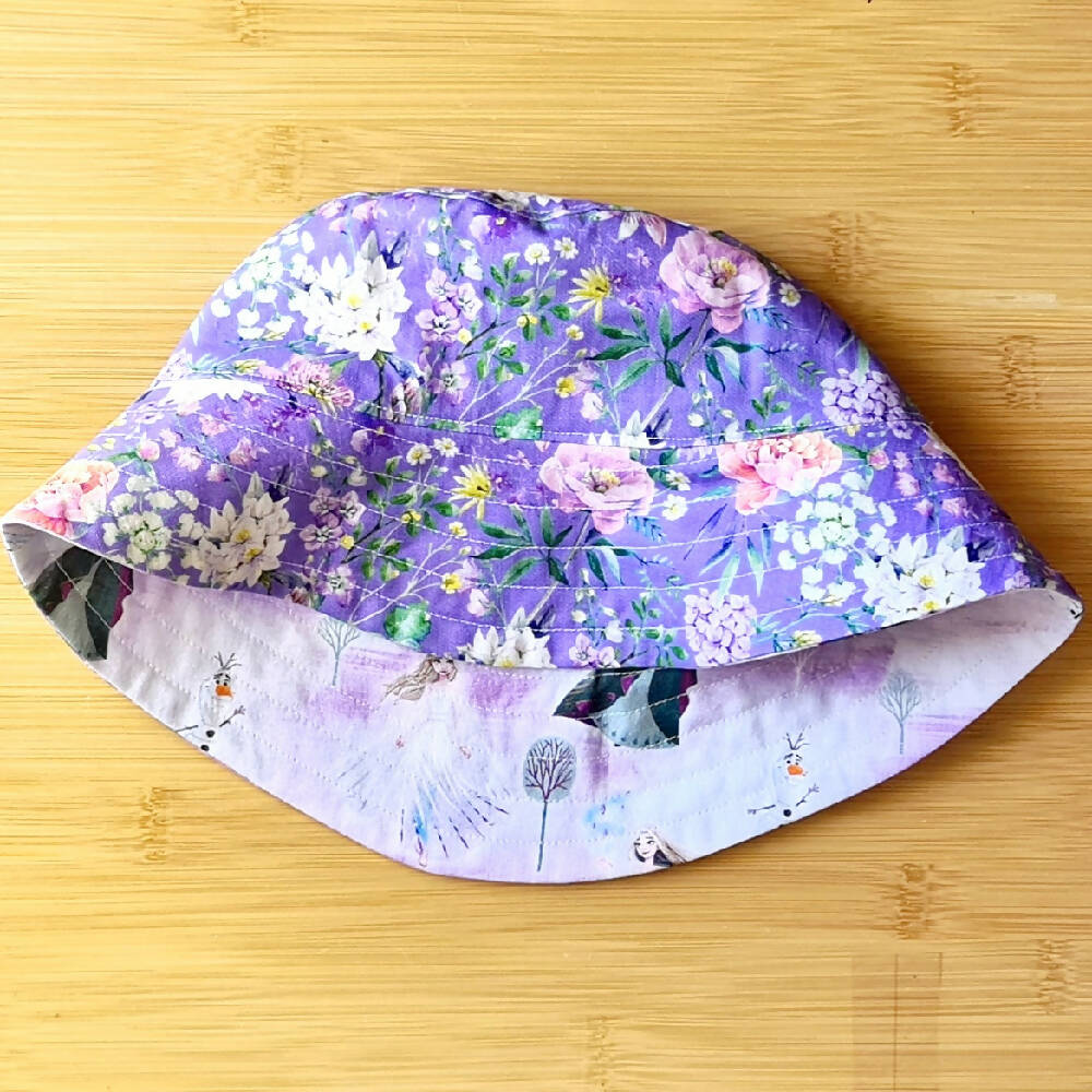 Reversible Bucket Hat - Baby - Head Circumference 43-48cm FREE SHIPPING