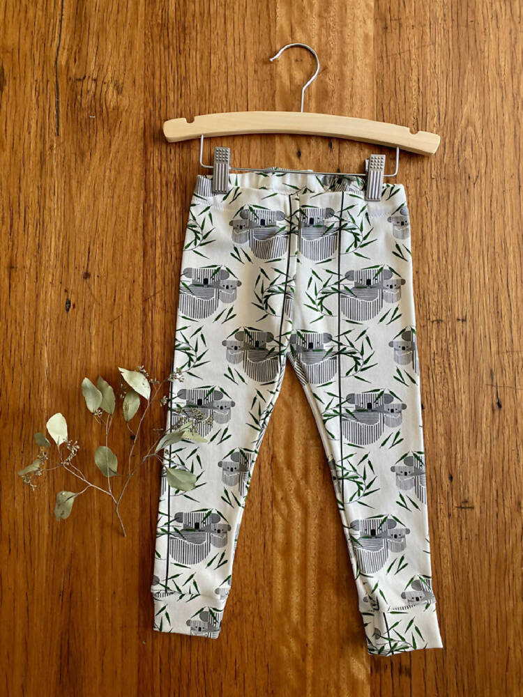 pants - koala / unisex child eco friendly organic cotton