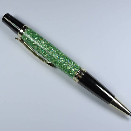 Light Green Sparkle Resin Serria Pen