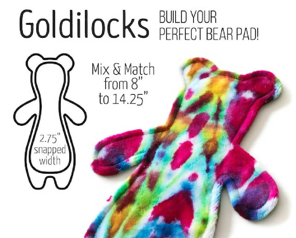 versodile goldilocks cloth pad pattern