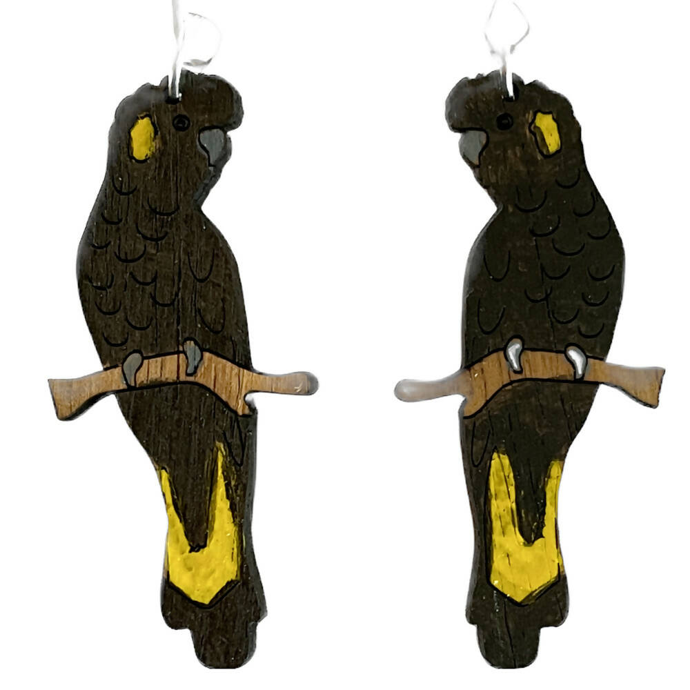 Madeit_handmade_yellow_tailed_black_cockatoo_earrings_4