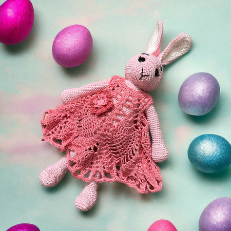 Crochet Easter Bunny in Dress