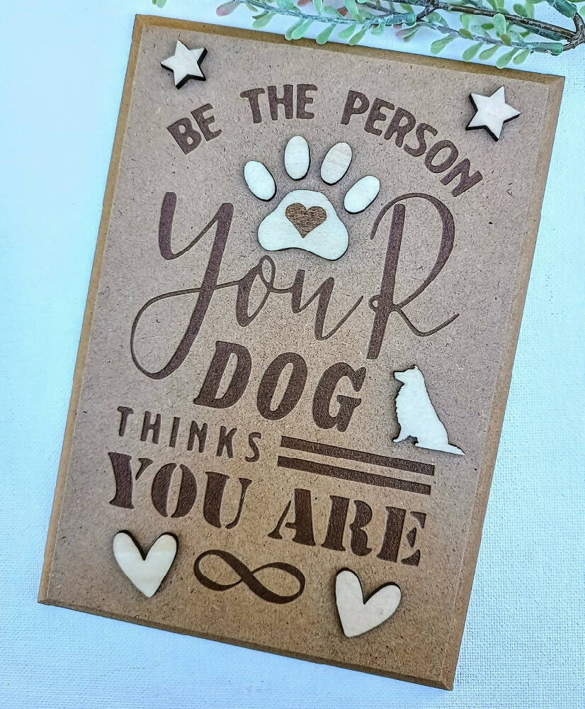 Assorted Dog/Pet Plaques - Laser Crafted