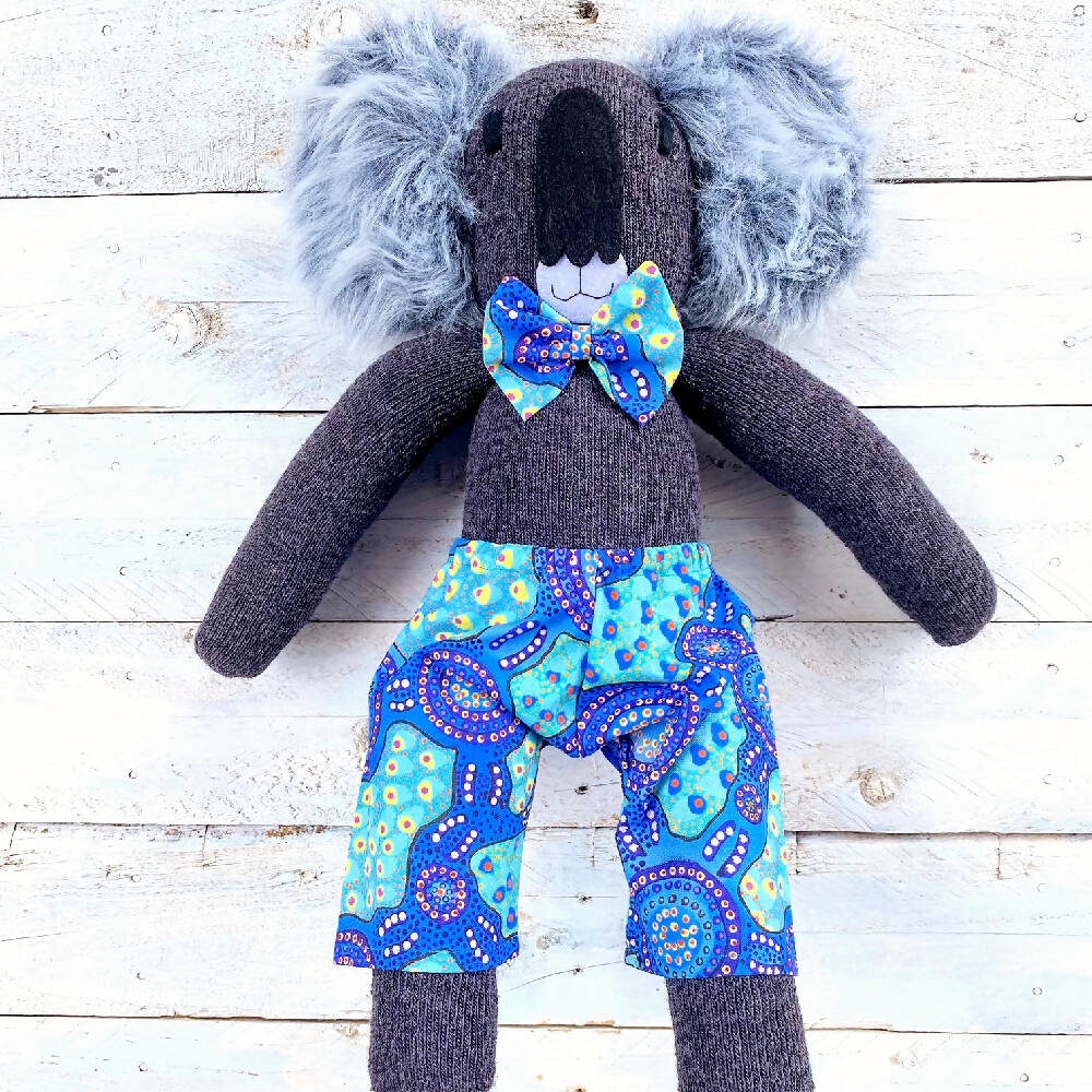 Kyle Sock Koala-Sock Monkey-Soft Toy-Australian animal_1