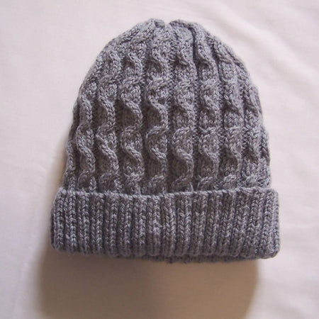 Grey Beanie for Adults