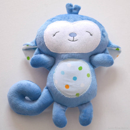 Blue Monkey Toy