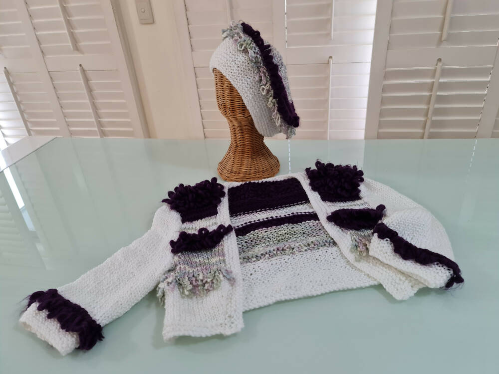 Matador - Handknitted Jacket and Hat Set