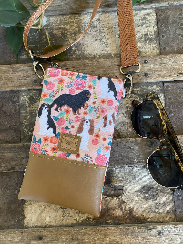 Mini & Small Crossbody Bag - Cavvies/Tan Faux Leather