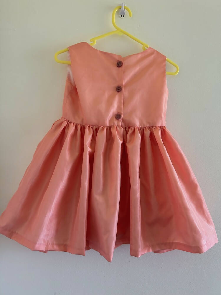 Peach party dress size 3