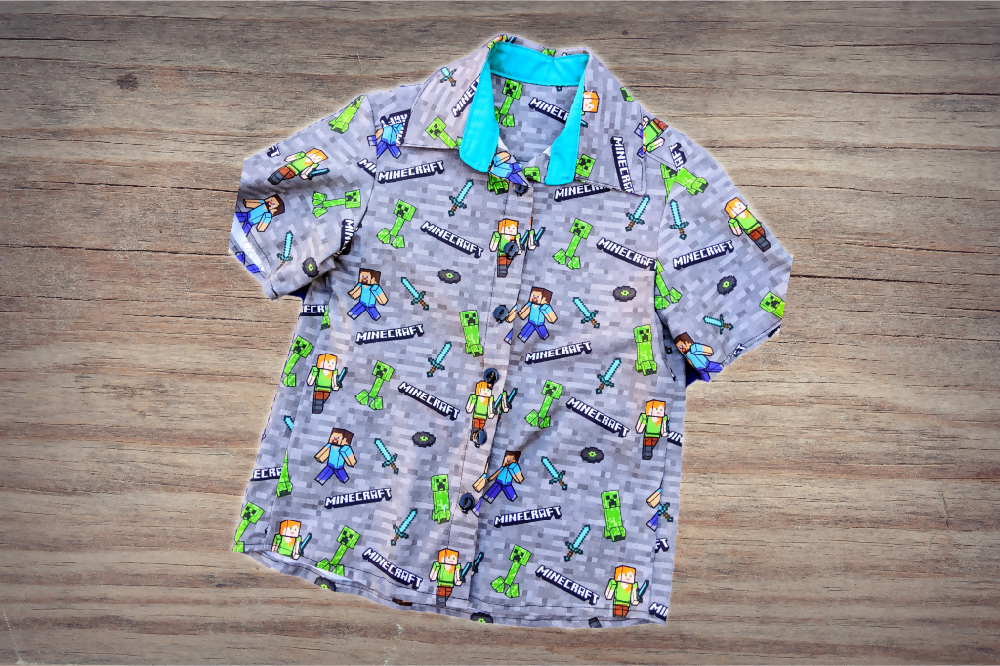 Boys Button Up Shirt - 'Miners'