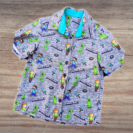 Boys Button Up Shirt - 'Miners'