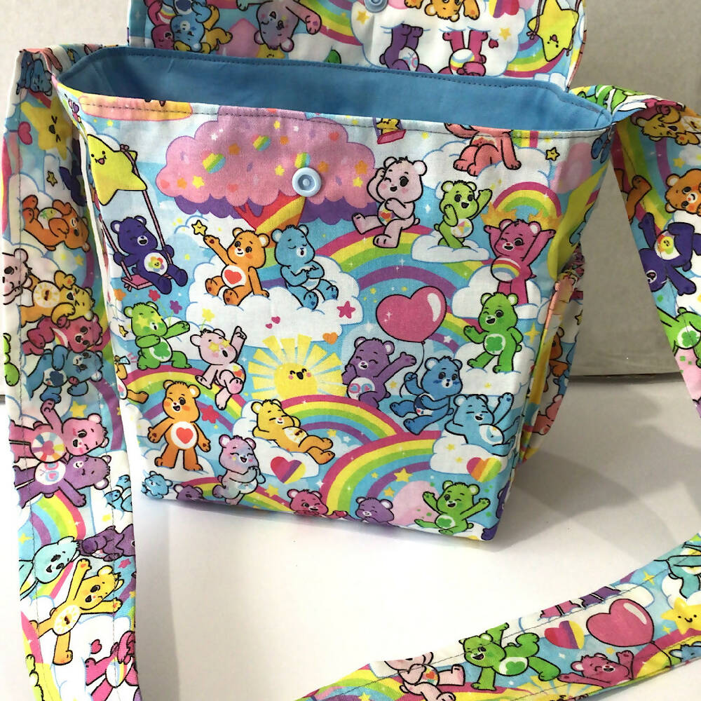 Nappy Bag and accessories for Baby Doll #3 Care Bears white