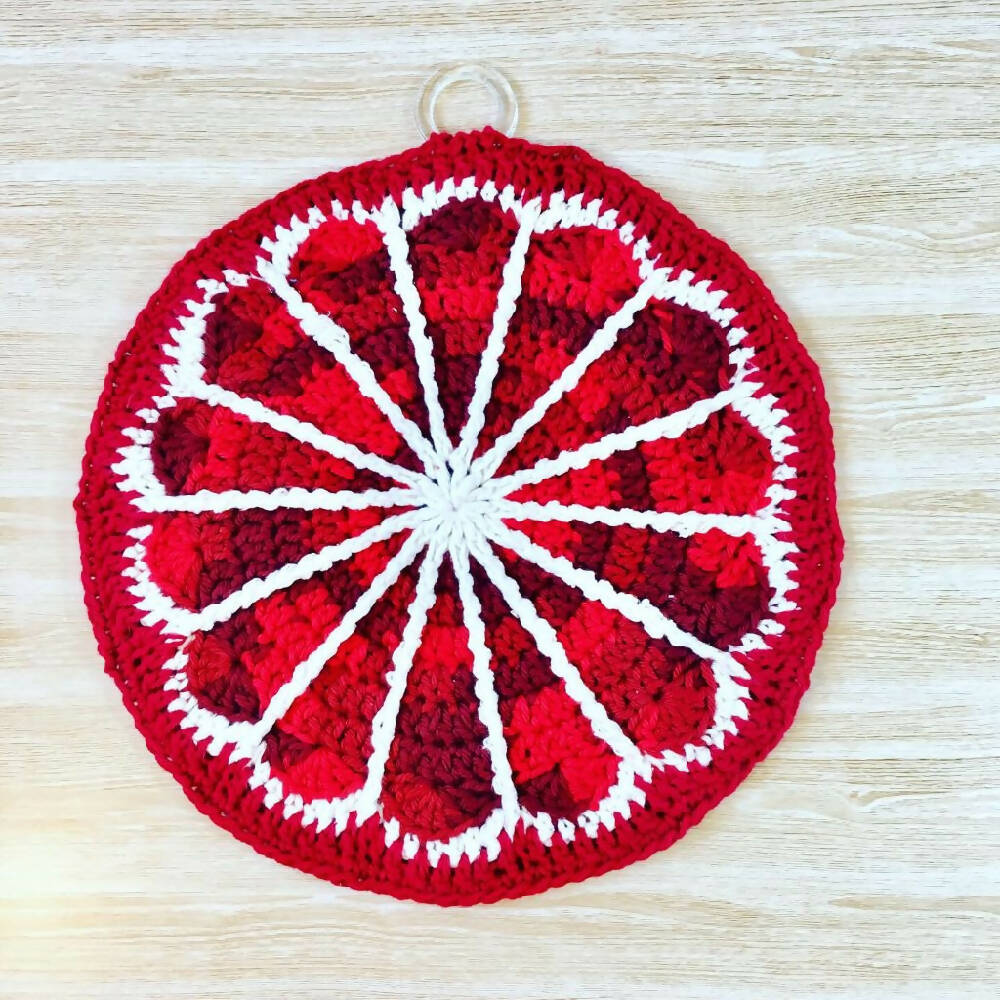 Hand made Crochet Potholder, Trivet or Hotpad