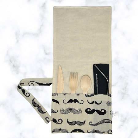 Cutlery Wrap ... Moustache