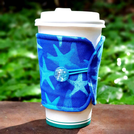Coffee Cup Cozy/Sleeve - Stars