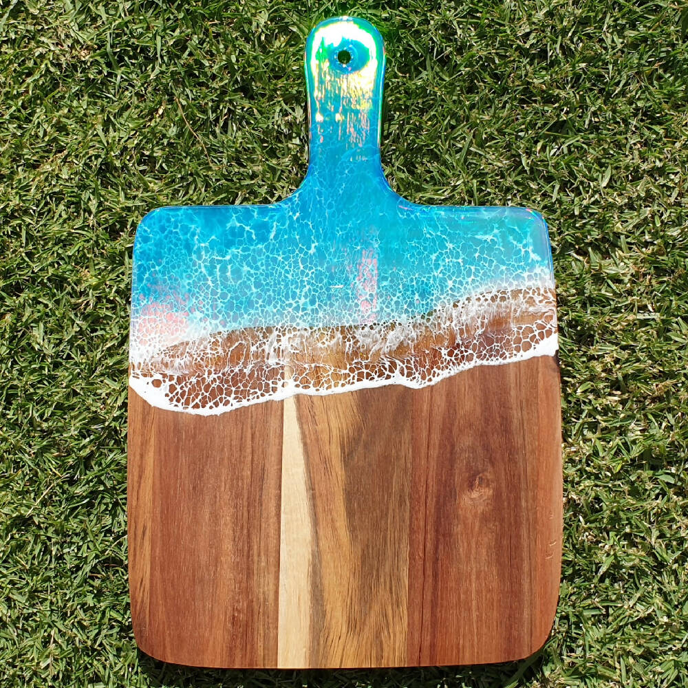 Acacia and Resin Serving Board