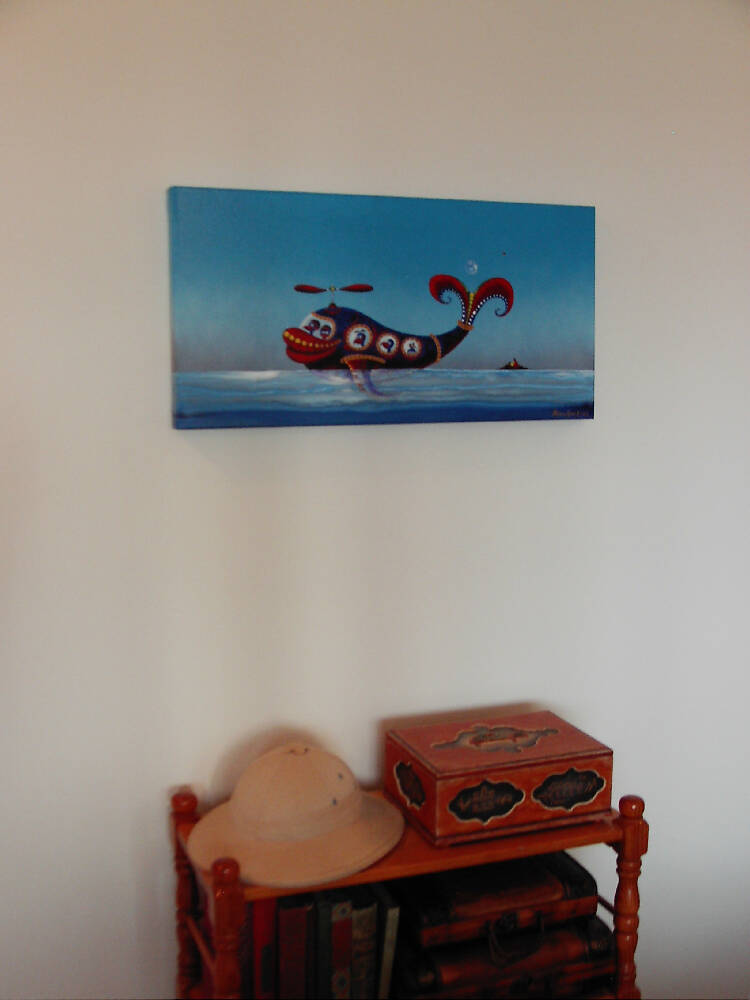 Original Art, The Amazing Flying Fishboat