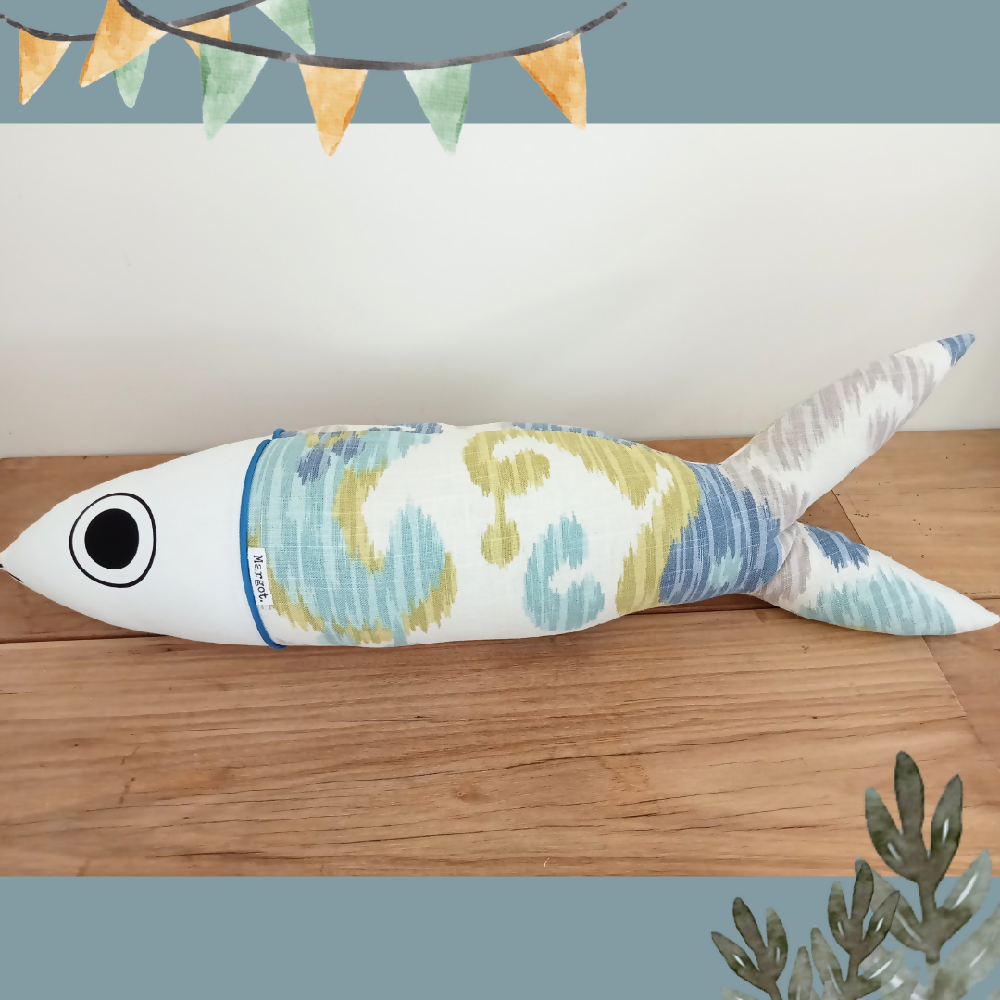 Big Fish Cuddly Toy or Pillow | Handmade | Soft and Snuggly Bed time
