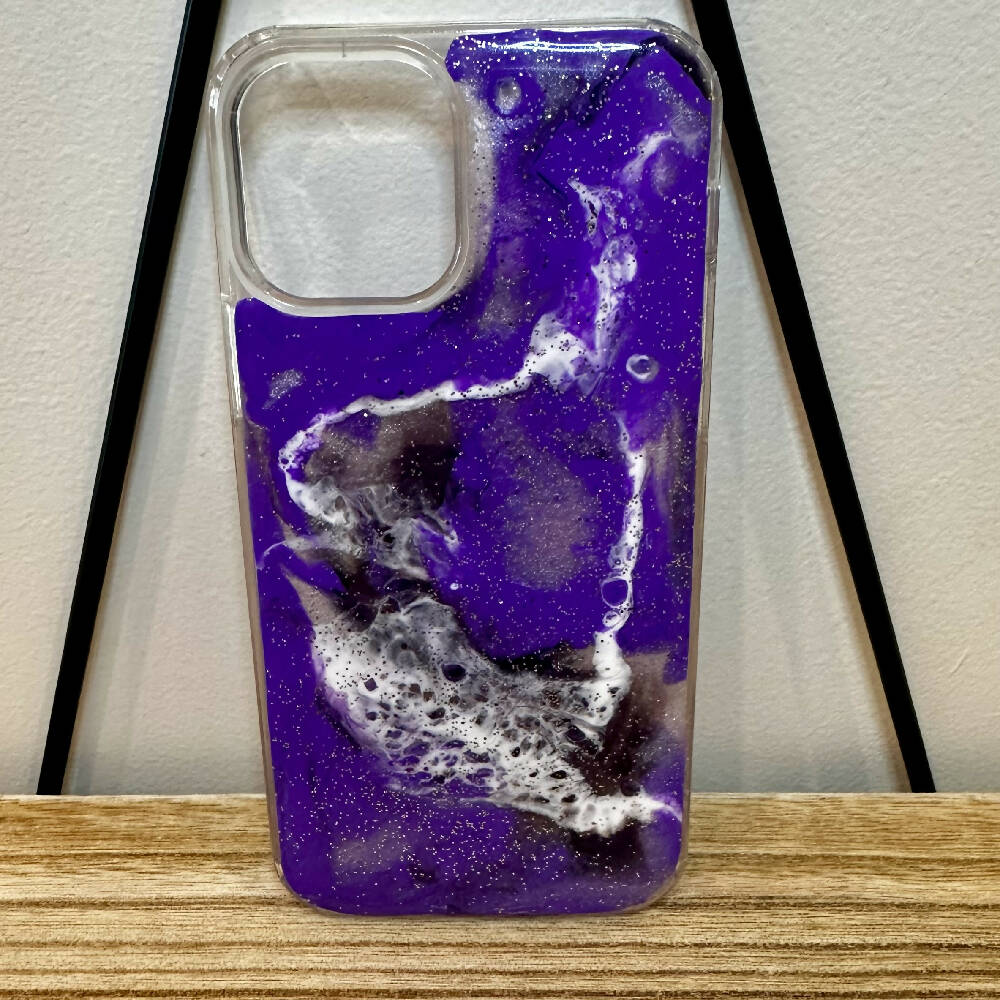 Resin Art iPhone 12 Pro case