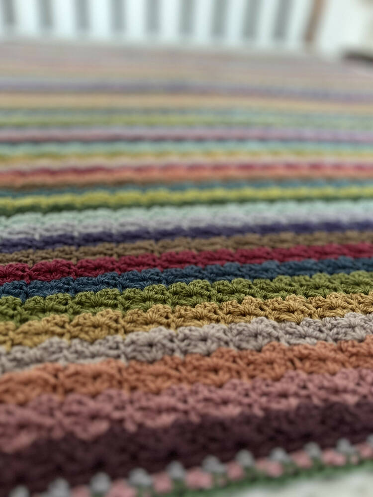 Hydrangea Crochet Blanket