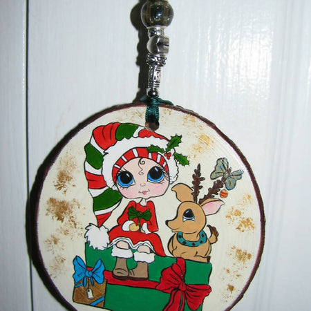 Christmas Decoration wooden hand painted