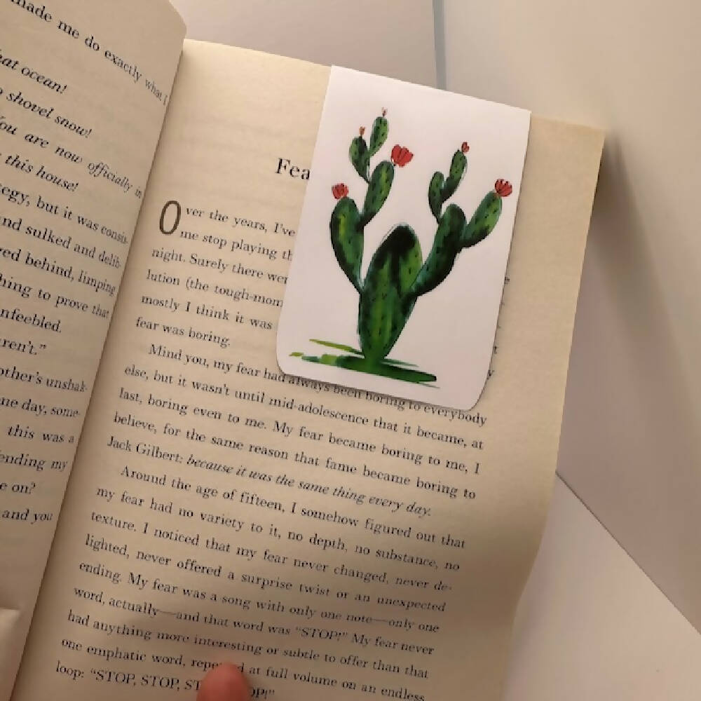 Magnetic Bookmark Plants, book page holder
