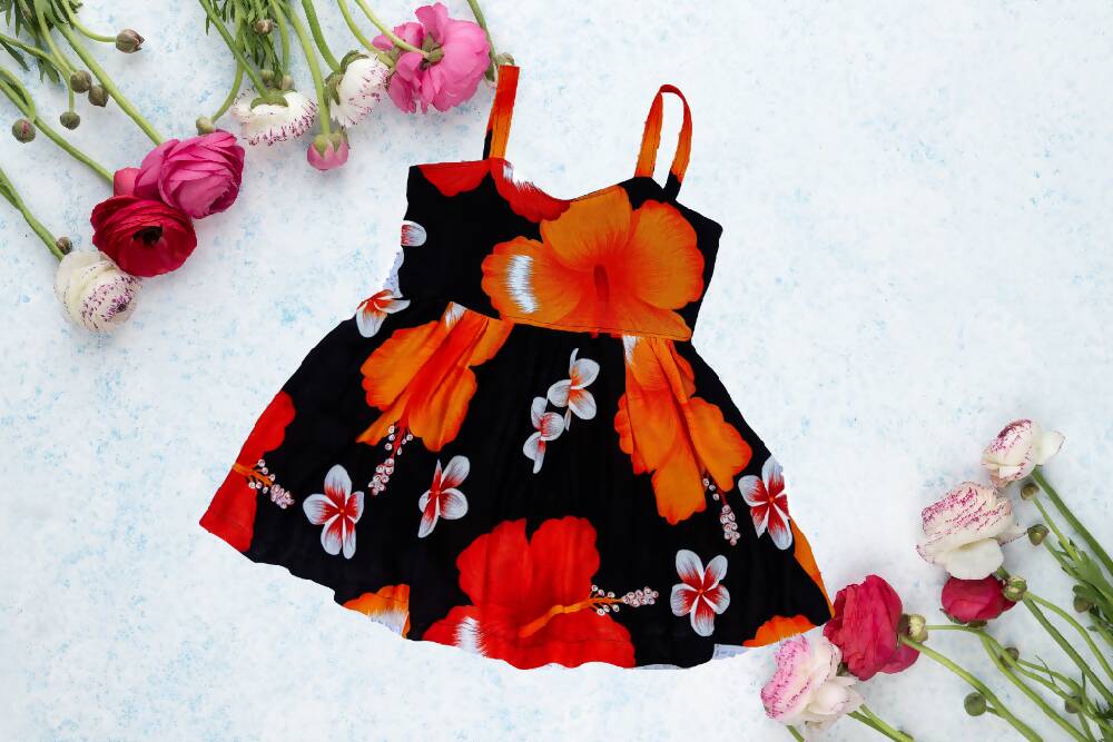Girls Summer Dress, Woven, Island Vibe
