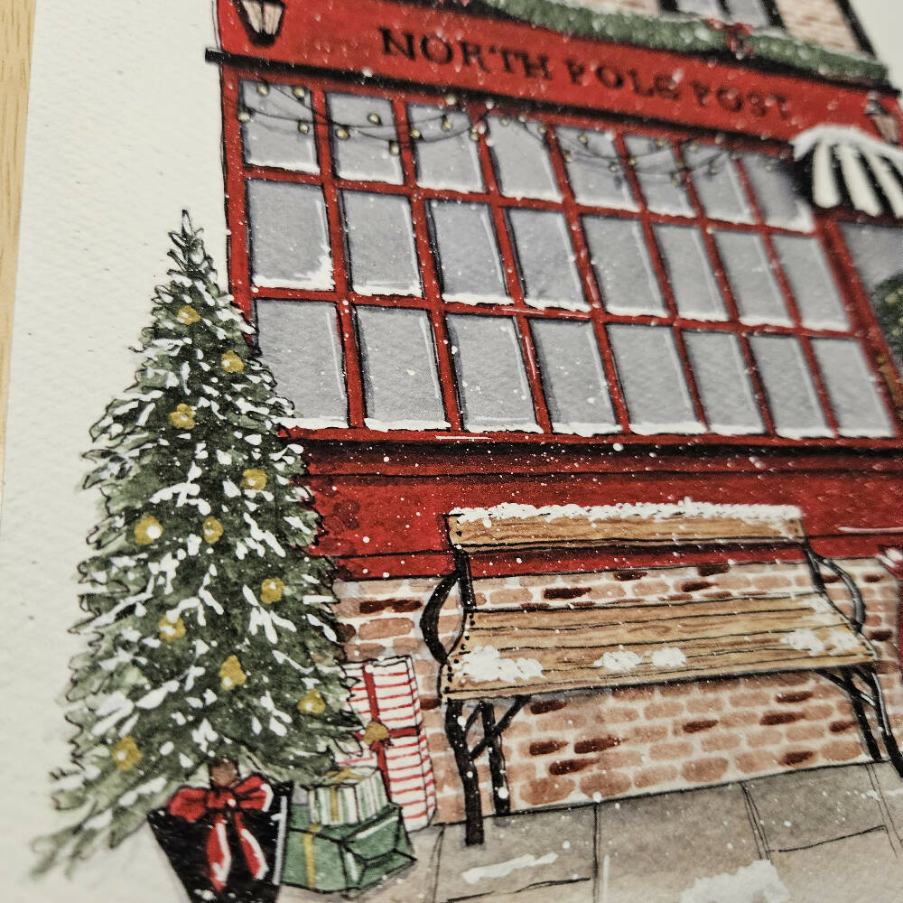 art print - the storefront series - north pole post