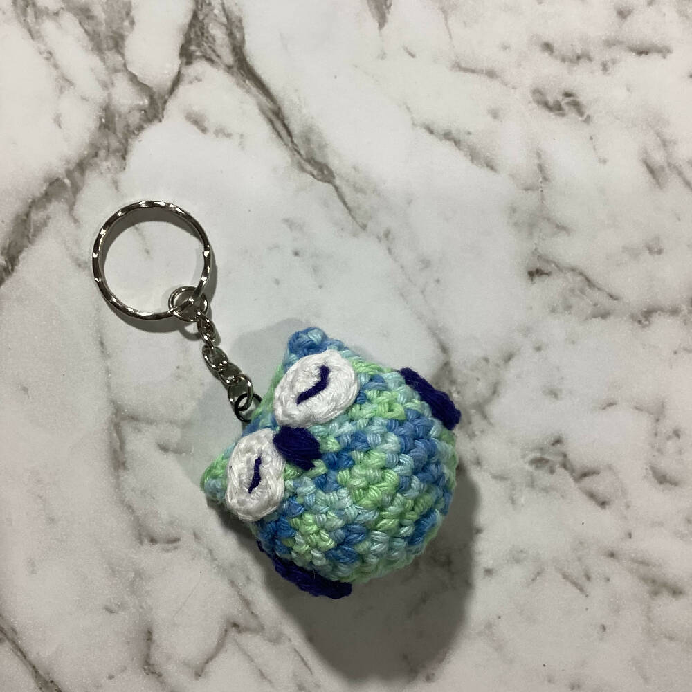 Crochet owl Keychain