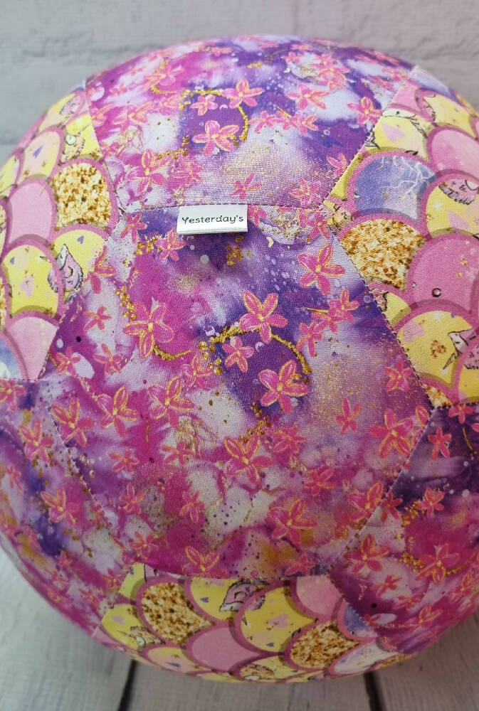 Balloon Ball: Tropical Floral fun & Mermaid scales: Two tone