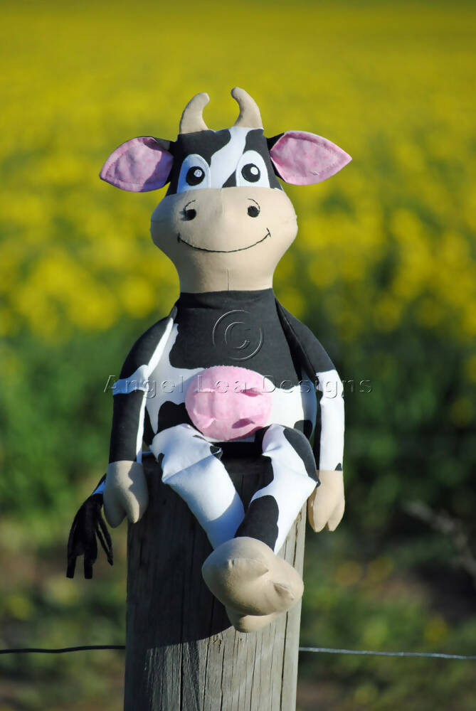 Cow Stuffed Animal PDF Sewing Pattern