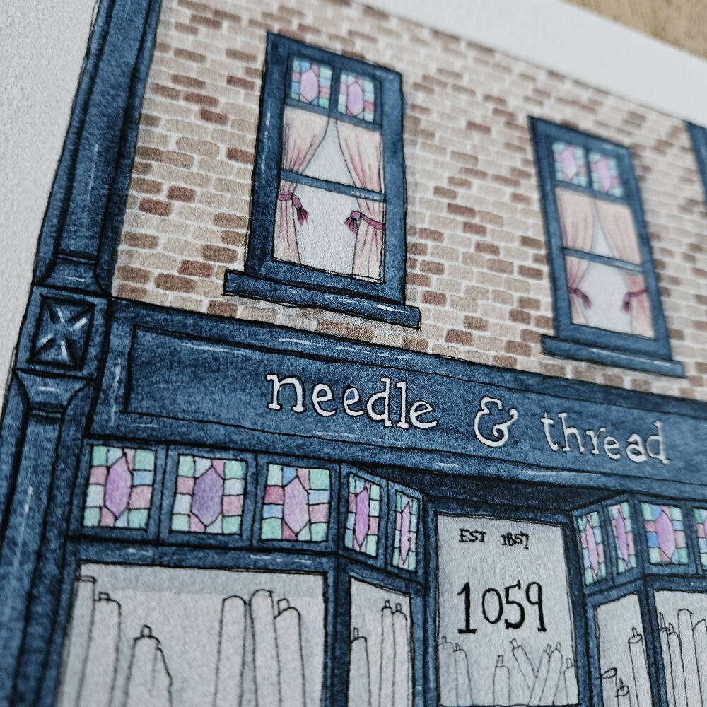 Art Print - The Shopfront Series - Needle & Thread