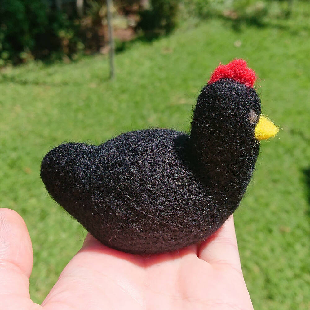 Wool Needle Felted Chicken - 3 colours available