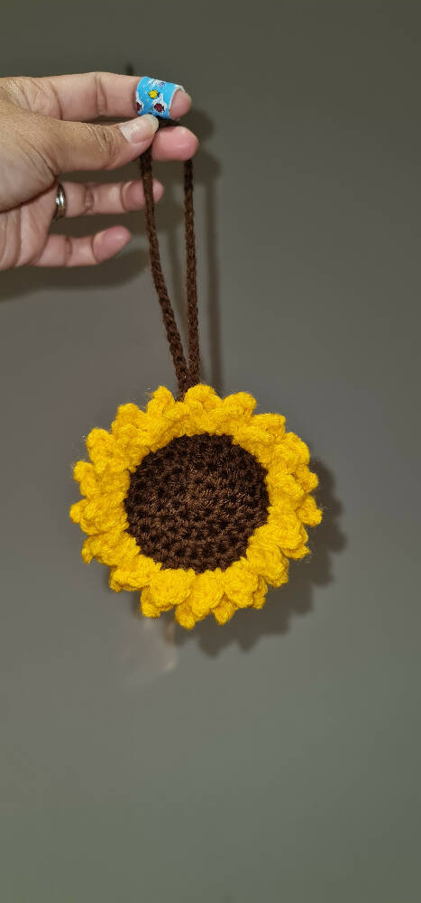 Sunflower Bag Charm