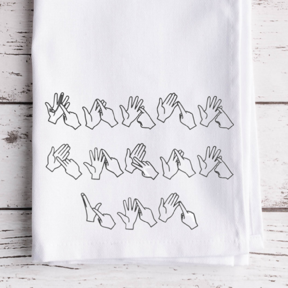 Tea Towel Christian AUSLAN Kitchen Linen