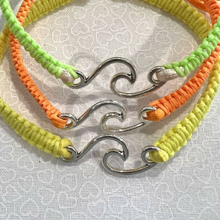 Macrame Bracelet - Neon colour (1 each)