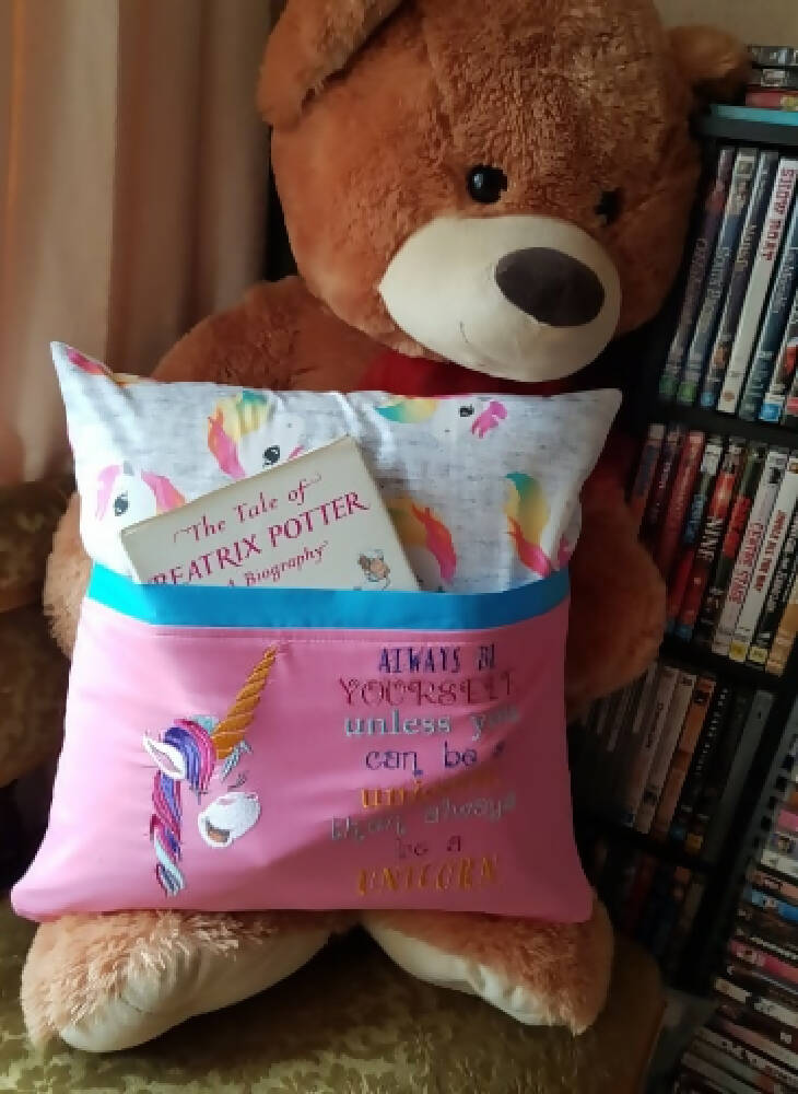 "Always be a Unicorn" Pocket Cushion Cover