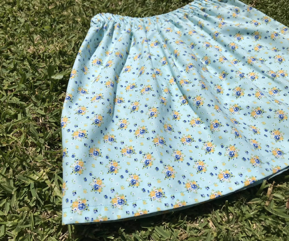 Floral Girls Skirt - Size 8