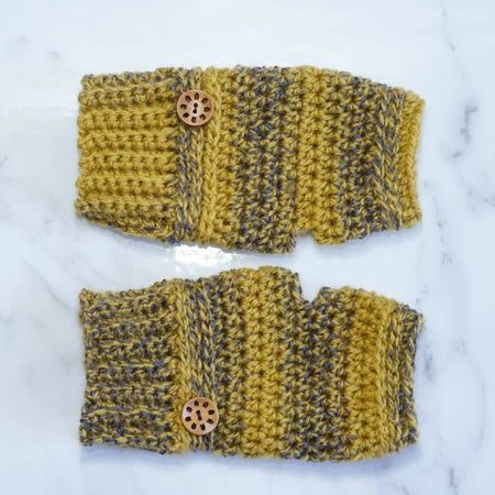 Fingerless gloves texting gloves hand crochet