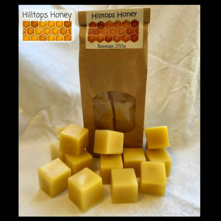 Pure Australian Beeswax cubes- 100% Pure beeswax - natural beeswax - 250gm