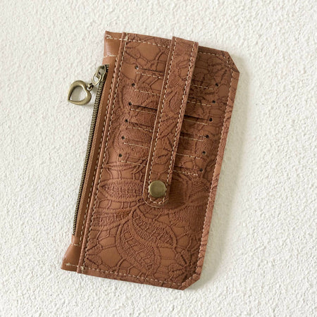 Minimalist Wallet with Card Slots in Tan