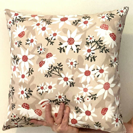 Cushion Cover Australian Native Flannel Flowers #14