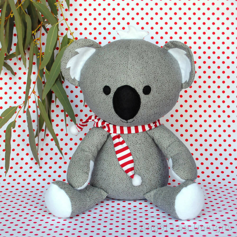 Koala Softie Pattern HARD COPY Paper Sewing Pattern Stuffed Animal