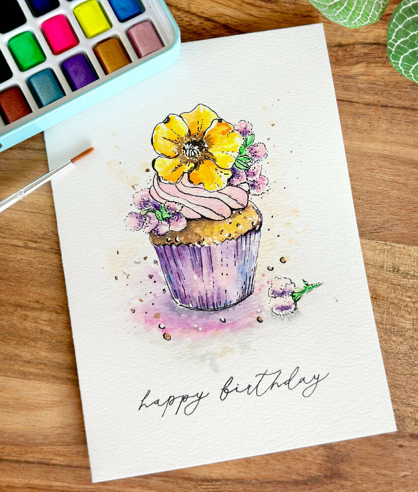 Handmade Greeting Cards Blank - Birthday